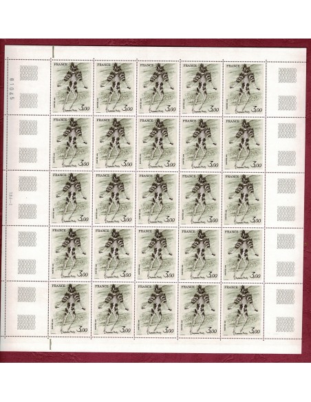 Feuille Complete du N° 2068 X25