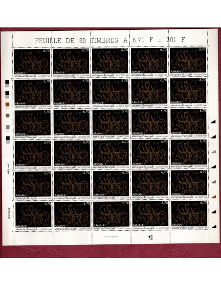 Feuille Complete du N° 3023 X30