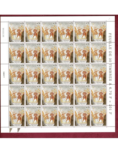 Feuille Complete du N° 3049 X30