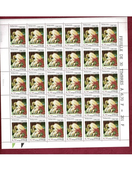 Feuille Complete du N° 3147 X30