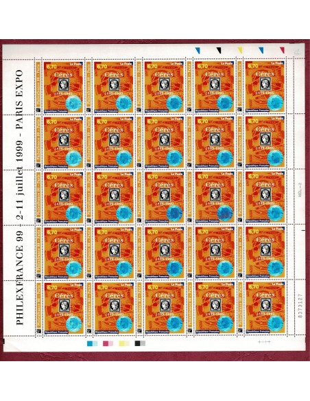 Feuille Complete du N° 3258 X30