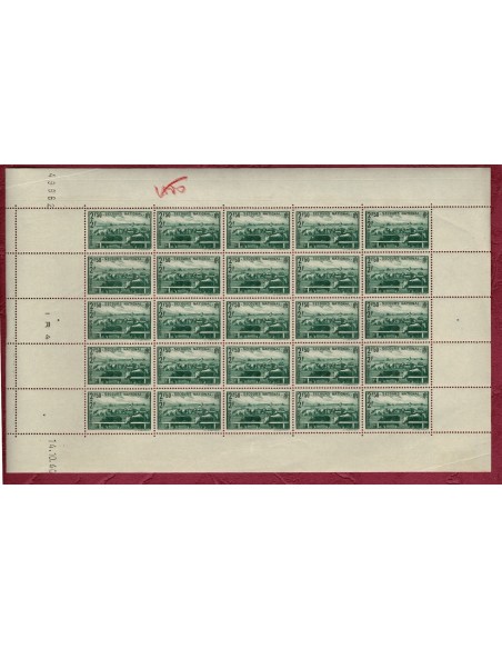 Feuille Complete du N° 469 X25