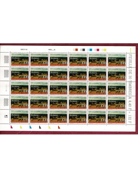 Feuille Complete du N° 2970 X30