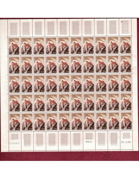 Feuille Complete du N° 1441 X50