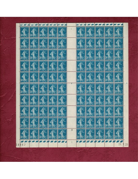 Feuille Complete du N° 192 X100