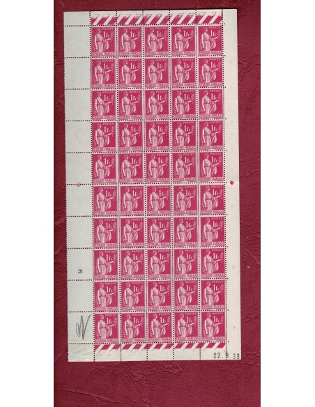 Feuille Complete du N° 369 X50