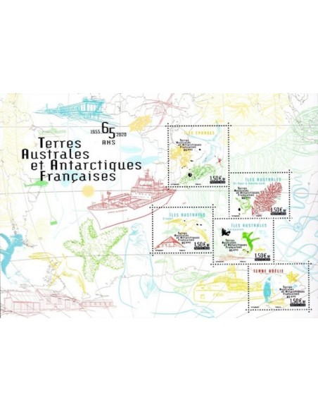 T.A.A.F N° 0953/57 en feuillet