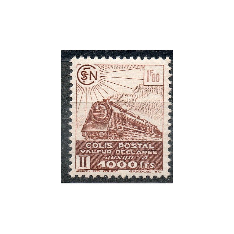 Colis Postaux Neuf avec charniere N° 177