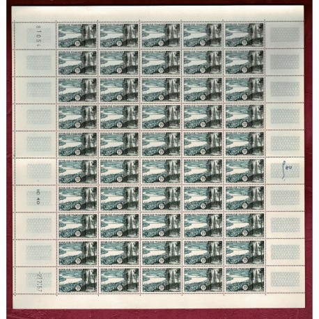 Feuille Complete du N° 1118 X 50