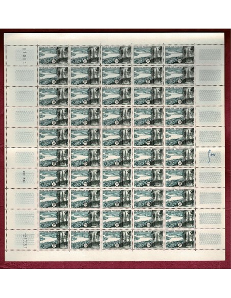 Feuille Complete du N° 1118 X 50