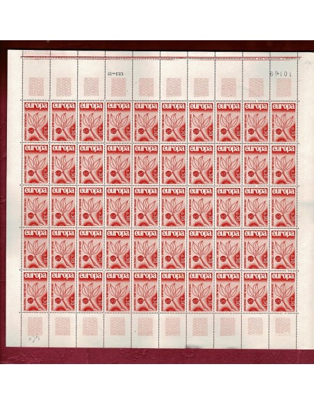 Feuille Complete du N° 1455 X 50