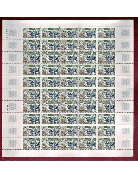 Feuille Complete du N° 1929 X 50