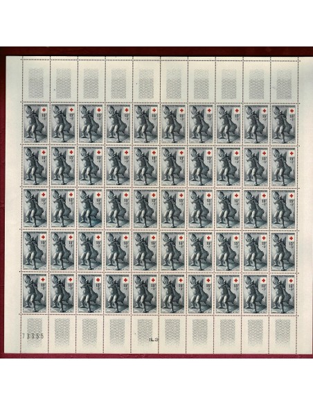 Feuille Complete du N° 1049 X 50