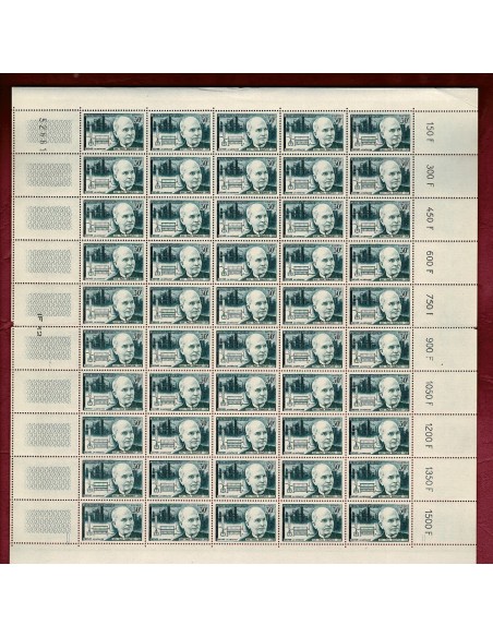 Feuille Complete du N° 1058 X 50