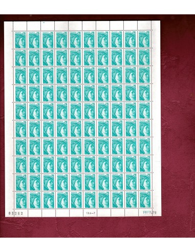 Feuille Complete du N° 1967 X 100