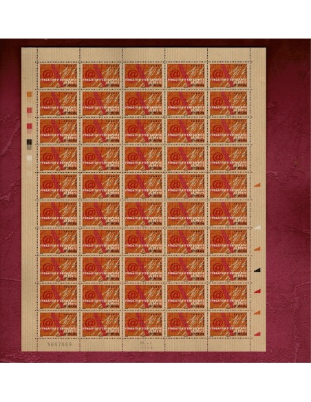 Feuille Complete du N° 3934 X 50