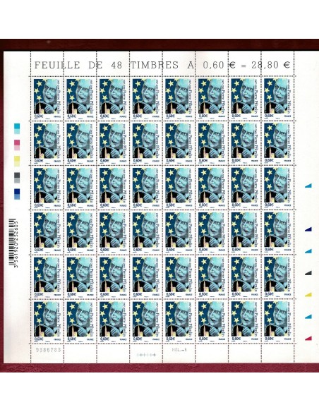 Feuille Complete du N° 4078 X 48