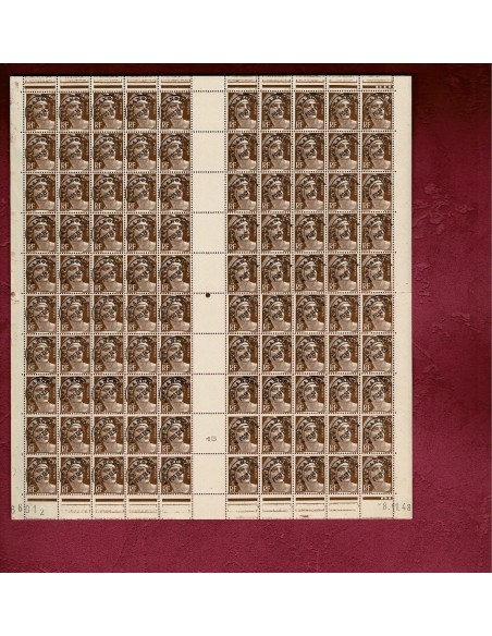 Feuille Complete du N° PR 095 X 100