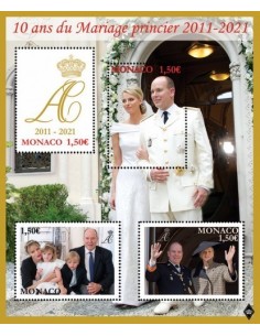 Monaco feuille du N° 2833