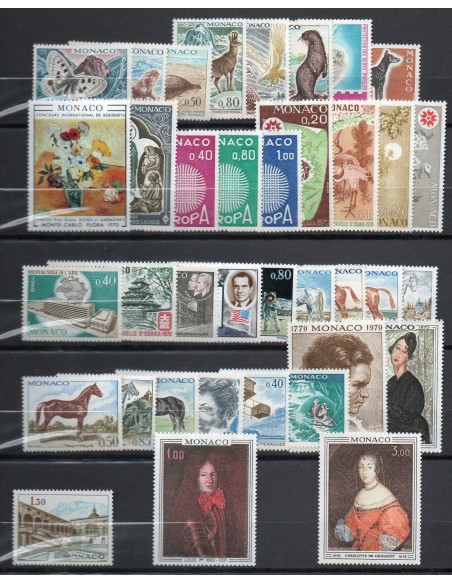 Année complète Monaco 1969 Oblitérée