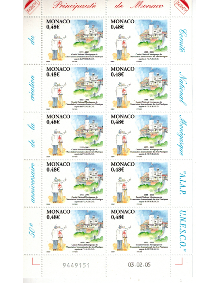 Monac Feuille comp F2482