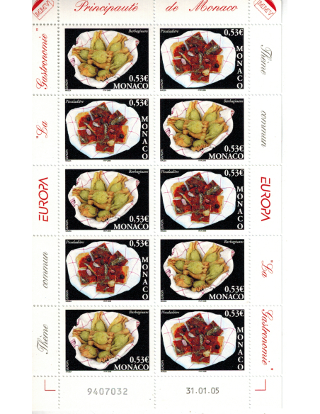 Monac Feuille comp F2491/92