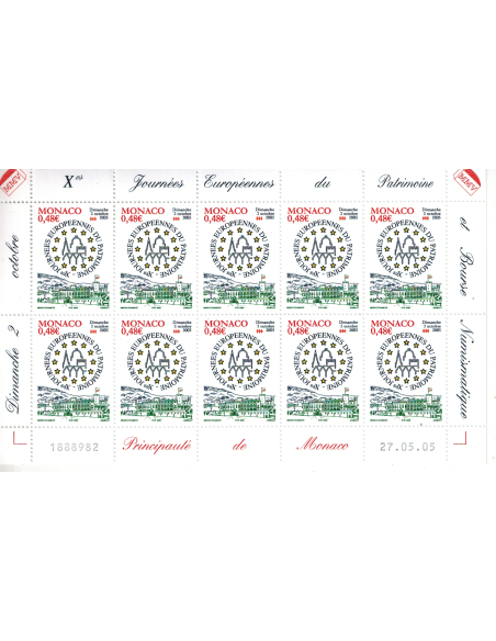 Monac Feuille comp F2504