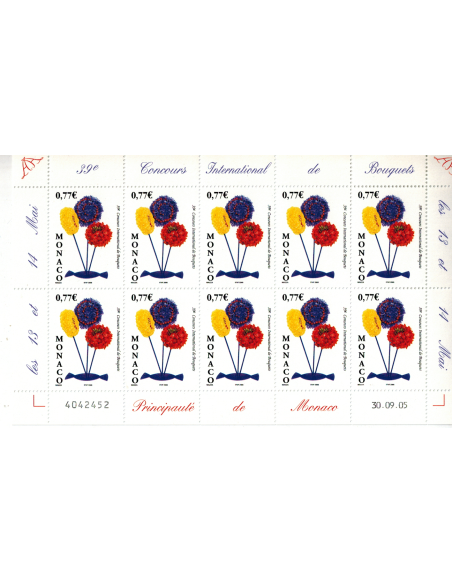 Monac Feuille comp F2541