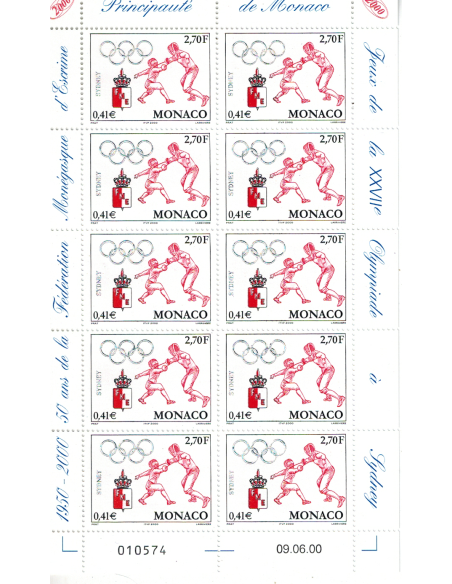 Monac Feuille comp F2261