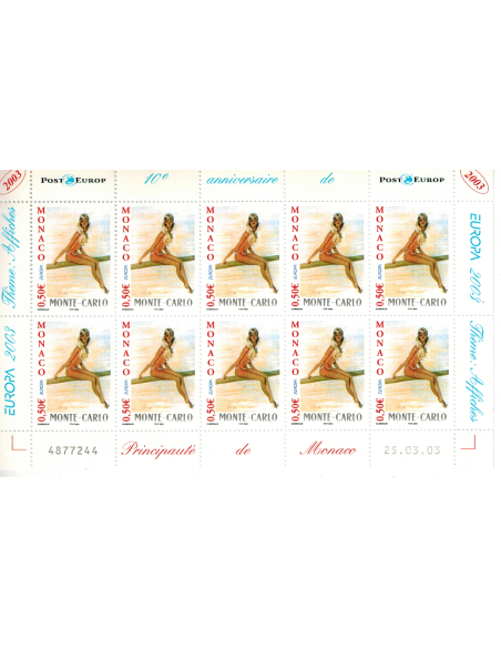 Monac Feuille comp F2393