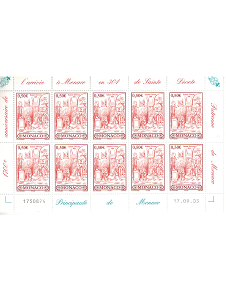 Monac Feuille comp F2418