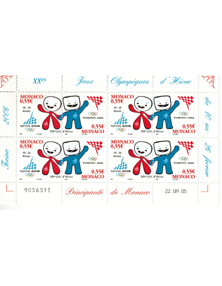 Monaco feuille F2529-2530