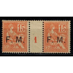 FM  N° 01 paire millésimé 1901 NEUF **