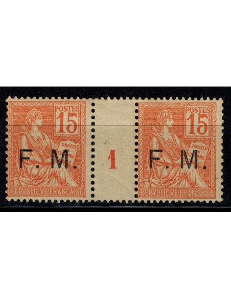 FM  N° 01 paire millésimé 1901 NEUF **