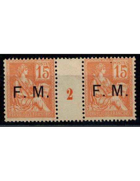 FM  N° 01 paire millésimé 1902 NEUF **