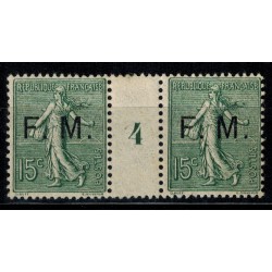 FM  N° 03 paire millésime 1904 NEUF **