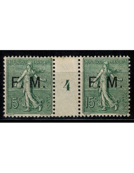 FM  N° 03 paire millésime 1904 NEUF **