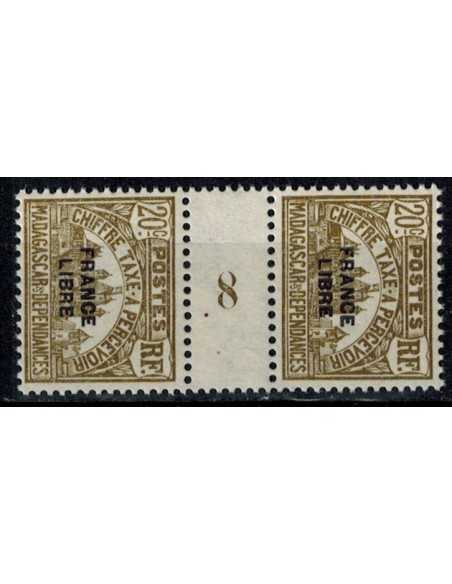 Madagascar N° TA 021 N ** Millésime 8
