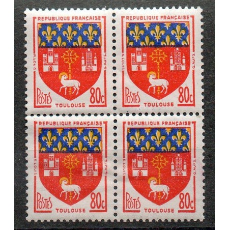 Bloc de 4 du  N° 1182 Neuf **