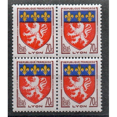 Bloc de 4 du  N° 1181 Neuf **