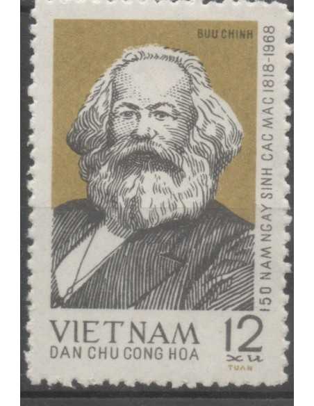 Viet Nord N° 592 Obli