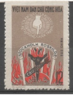 Viet Nord N° 654 Obli