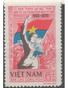 Viet Nord N° 708 Obli