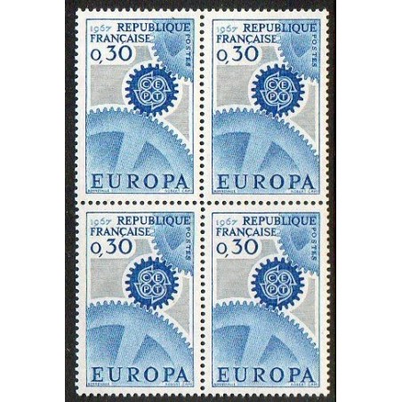 Bloc de 4 du  N° 1521 Neuf **