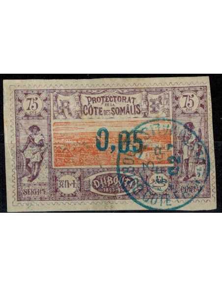 Cote des Somalis N° 023a Obli