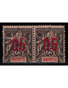 Mayotte N° 25 + 25A N **