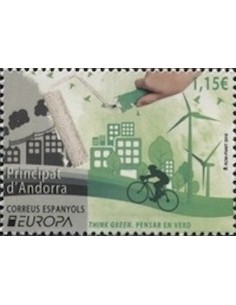 Timbre Poste Europa Andorre Espagnole N° 428 N ** philatelie foxtimbre