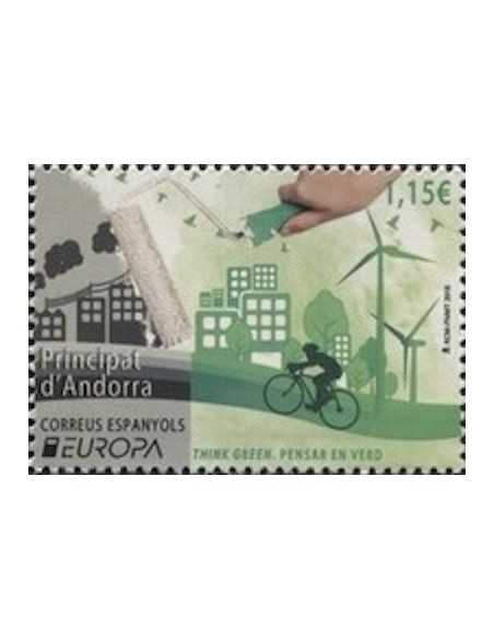 Timbre Poste Europa Andorre Espagnole N° 428 N ** philatelie foxtimbre