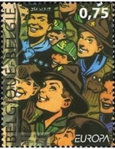 Timbre Poste Europa Belgique N° 3617 N ** philatelie foxtimbre