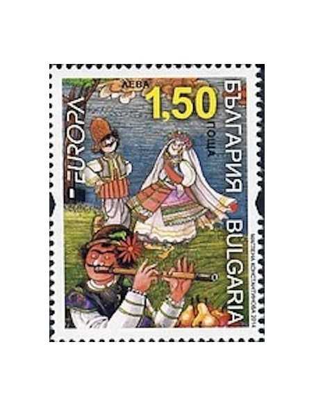 Timbre Poste Europa Bulgarie N° 4382 N ** philatelie foxtimbre